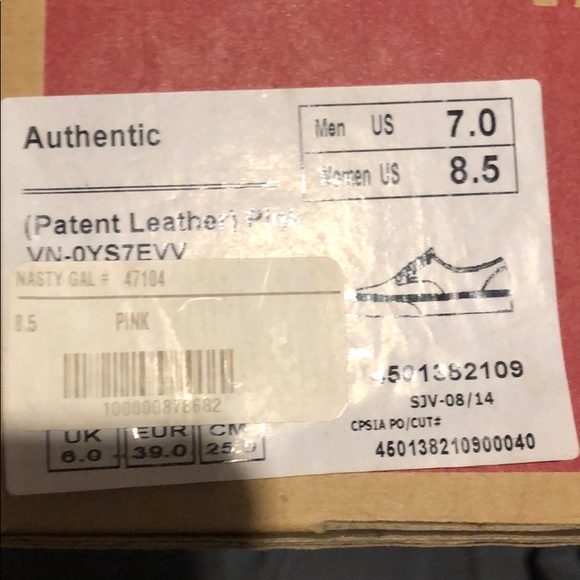 Patent leather vans (Pink) - Picture 2 of 3